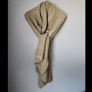 2/$13 Wonderly Fuzzy Soft Ribbed Olive Green Scarf